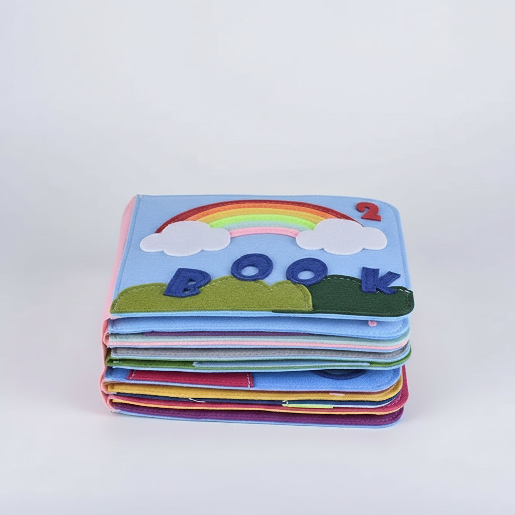 Busy Book Montessori Felt Activity Book