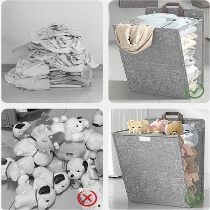 Wallora Foldable Adhesive Laundry Basket
