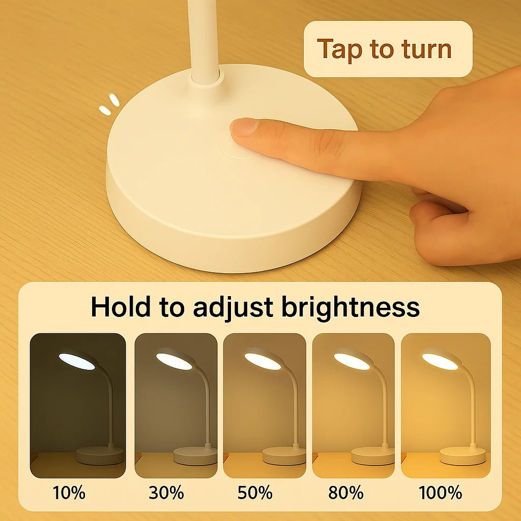 LED Desk Lamp With USB Charging Adjustable