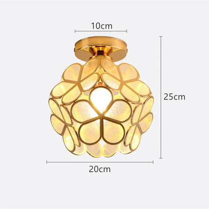 Nordic Petal Aisle Ceiling Lamp Elegant