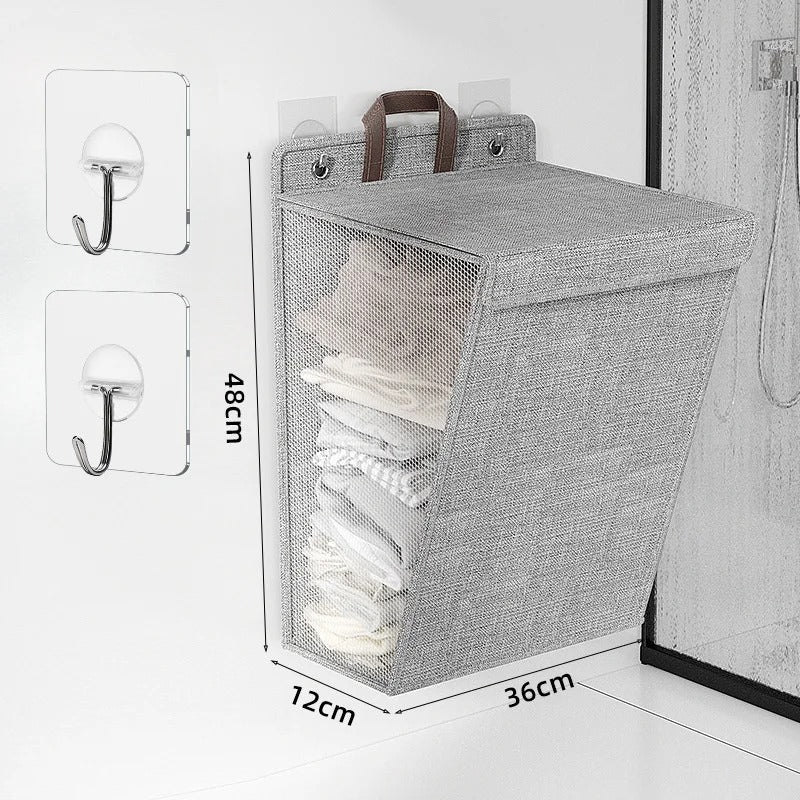 Wallora Foldable Adhesive Laundry Basket
