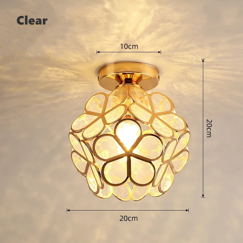 Nordic Petal Aisle Ceiling Lamp Elegant