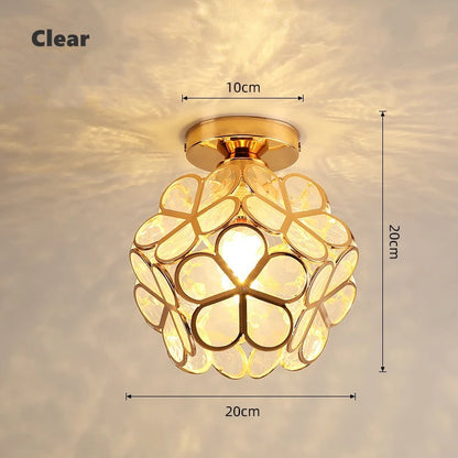 Nordic Petal Aisle Ceiling Lamp Elegant