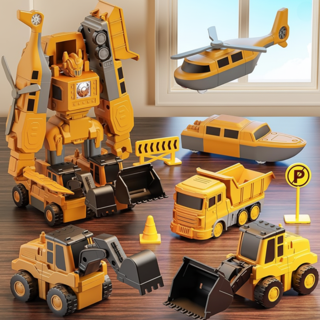 Toy Building Blocks Magnetic Vehicle Set