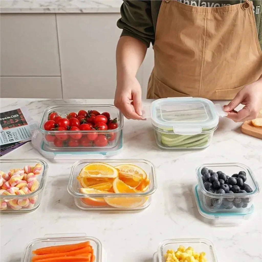 Meal Prep Containers Glass Food Storage