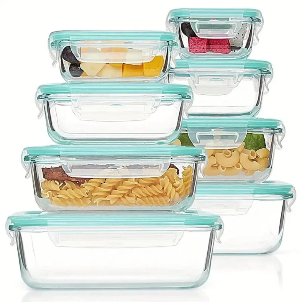 Meal Prep Containers Glass Food Storage