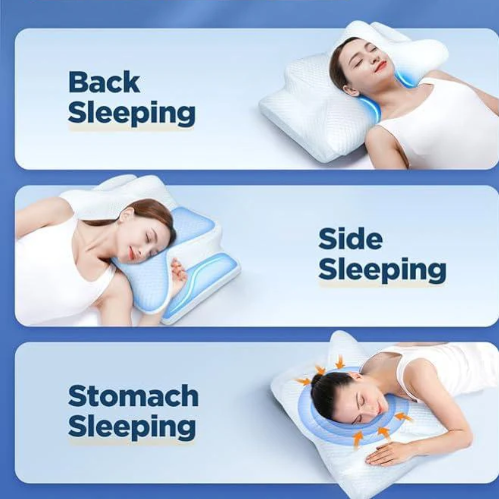 Memory Foam Ergonomic Sleep Support Pillow