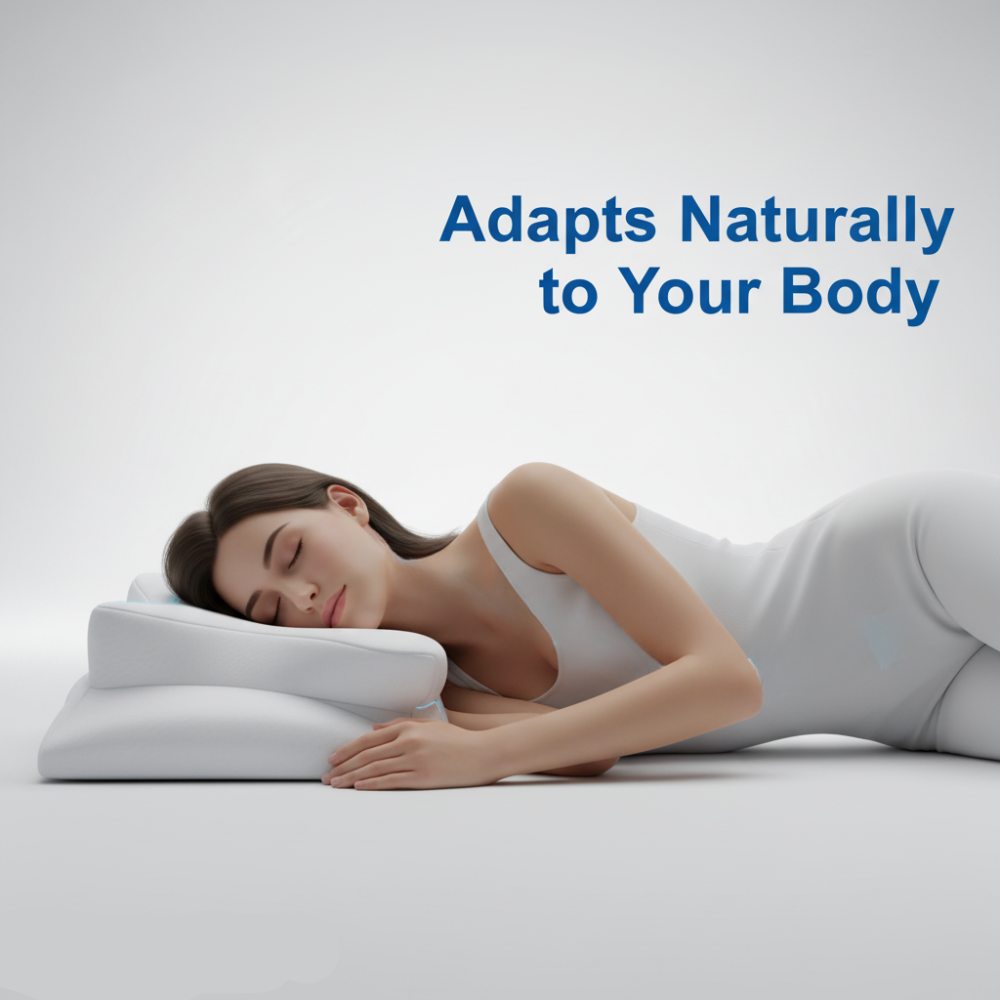 Memory Foam Ergonomic Sleep Support Pillow