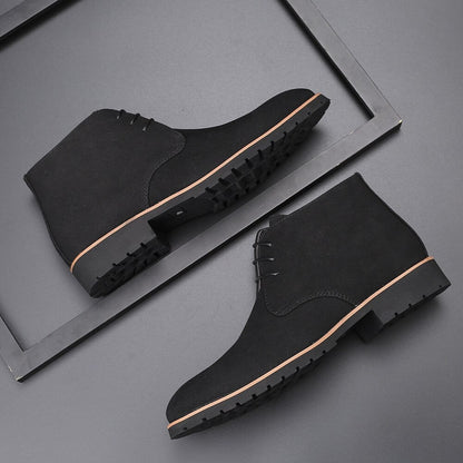 Men's Ankle Boots Slip On Casual Footwear