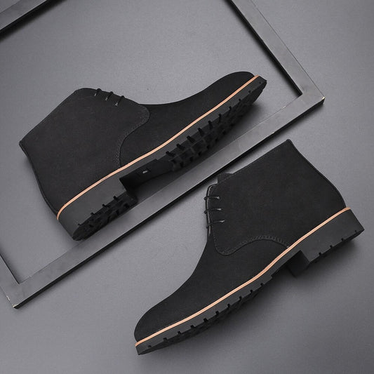 Men's Ankle Boots Slip On Casual Footwear