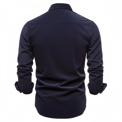 Mens Dress Shirt Button Up Casual Buttoned