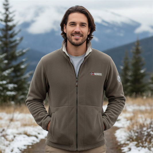 Mens Jacket Comfortable Zip Up Casual