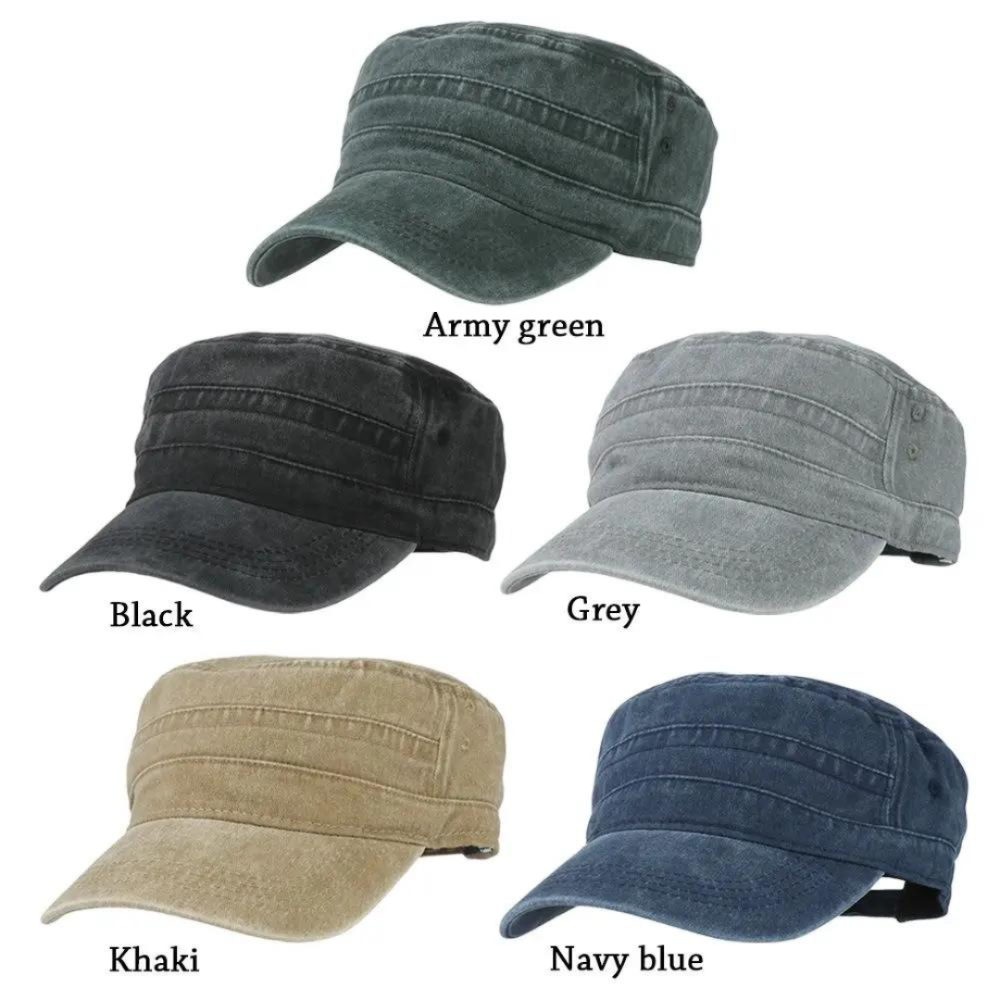 Men's Military Cap Vintage Design Fashion
