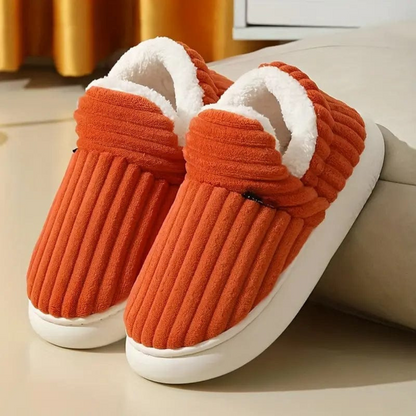 Men's Outdoor Plush Slippers Slip On Casual