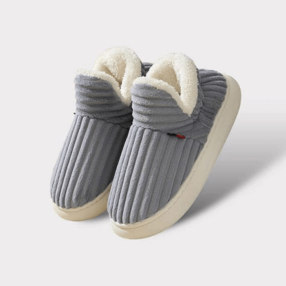 Men's Outdoor Plush Slippers Slip On Casual