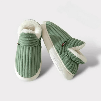 Men's Outdoor Plush Slippers Slip On Casual