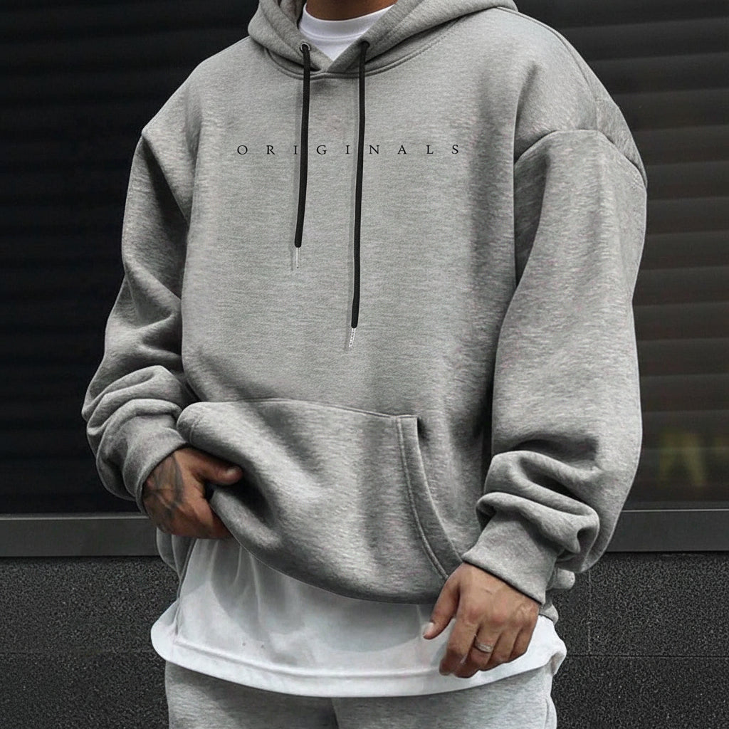 Mens Oversized Hoodie Long Sleeves