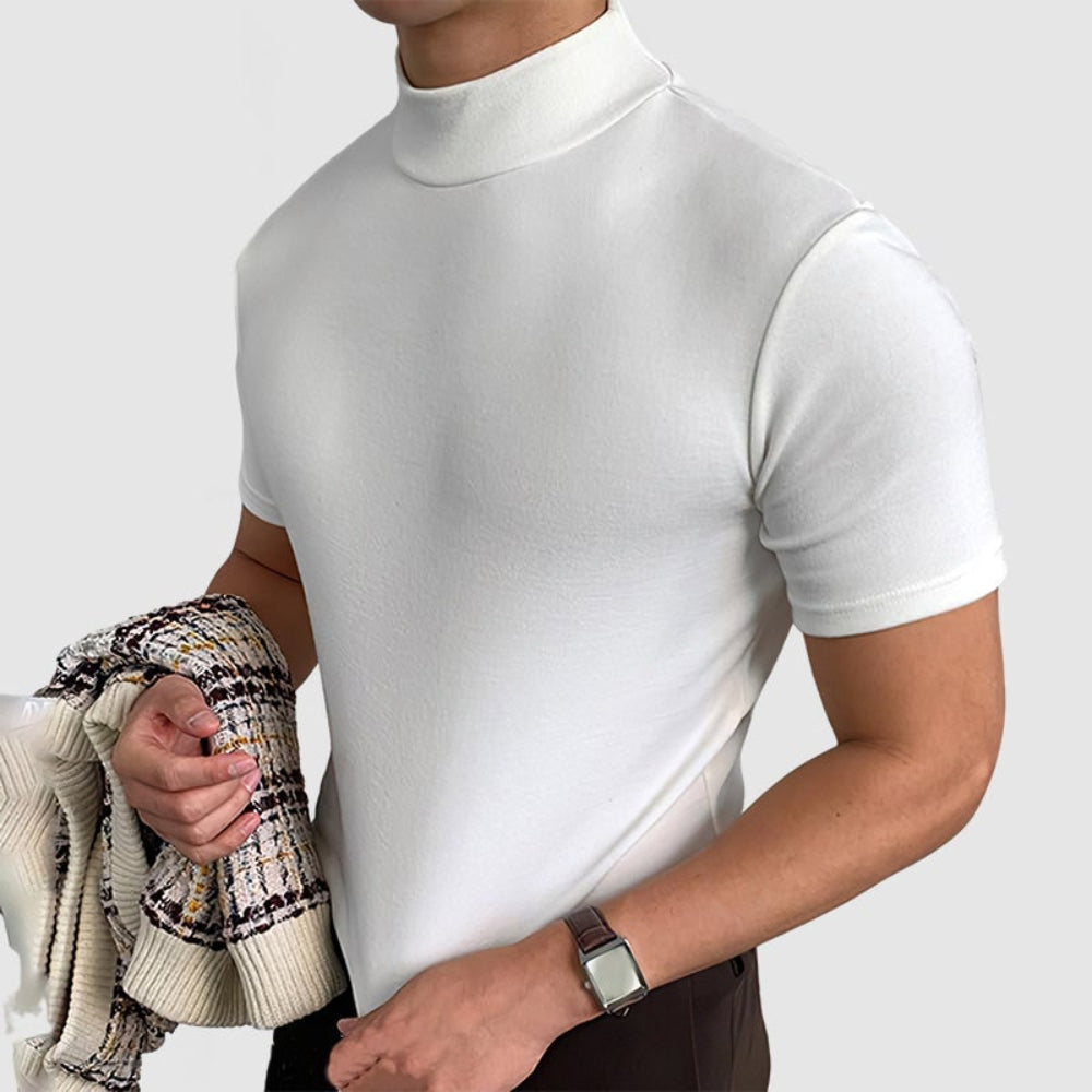 Men's Stretch T Shirt Short Sleeve Luxurious