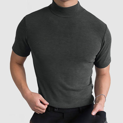Men's Stretch T Shirt Short Sleeve Luxurious