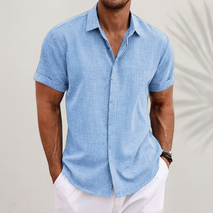 Men's Summer Shirt Casual Button Up Everyday