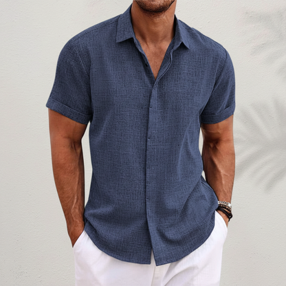 Men's Summer Shirt Casual Button Up Everyday