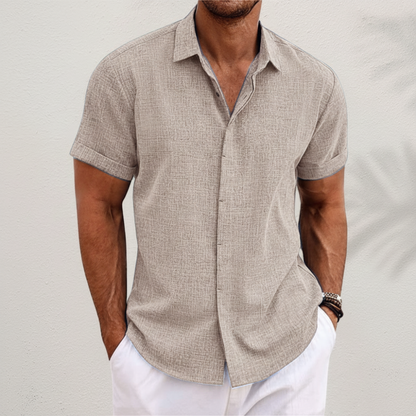 Men's Summer Shirt Casual Button Up Everyday