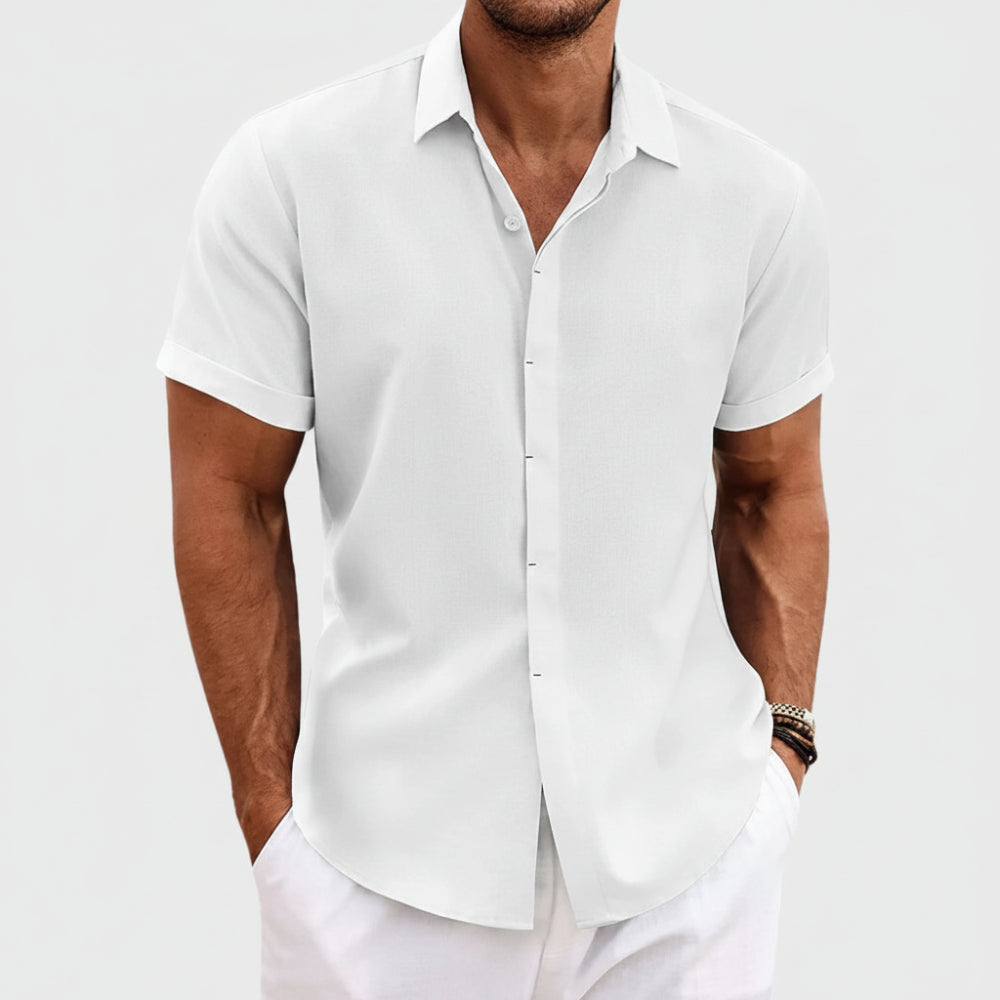 Men's Summer Shirt Casual Button Up Everyday