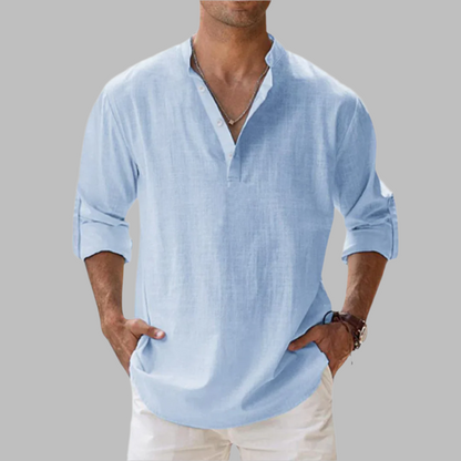 Men's Summer Shirt Relaxed Fit Casual Shirt