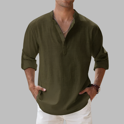 Men's Summer Shirt Relaxed Fit Casual Shirt