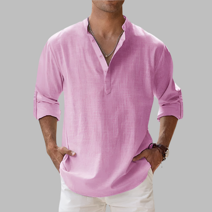 Men's Summer Shirt Relaxed Fit Casual Shirt