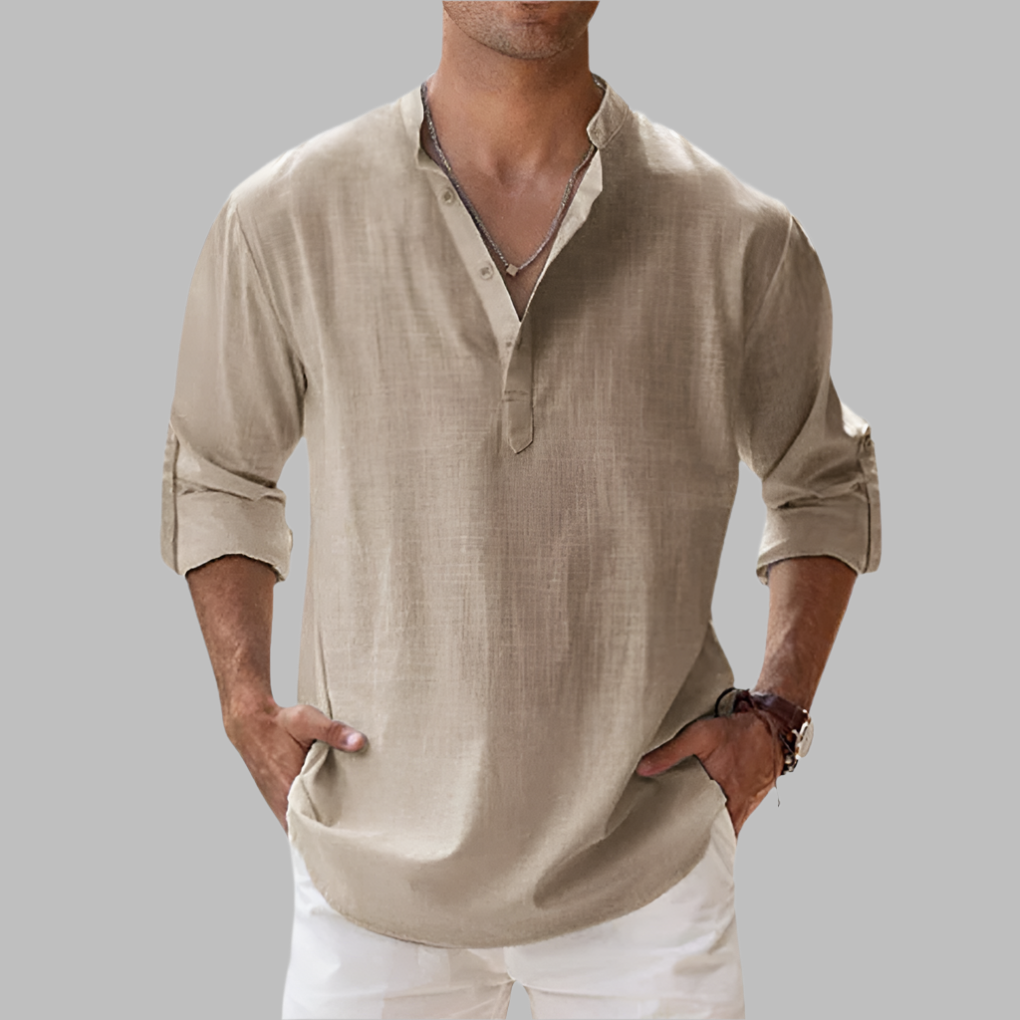 Men's Summer Shirt Relaxed Fit Casual Shirt