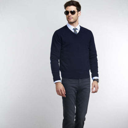 Mens Versatile Timeless Sweater Pullover