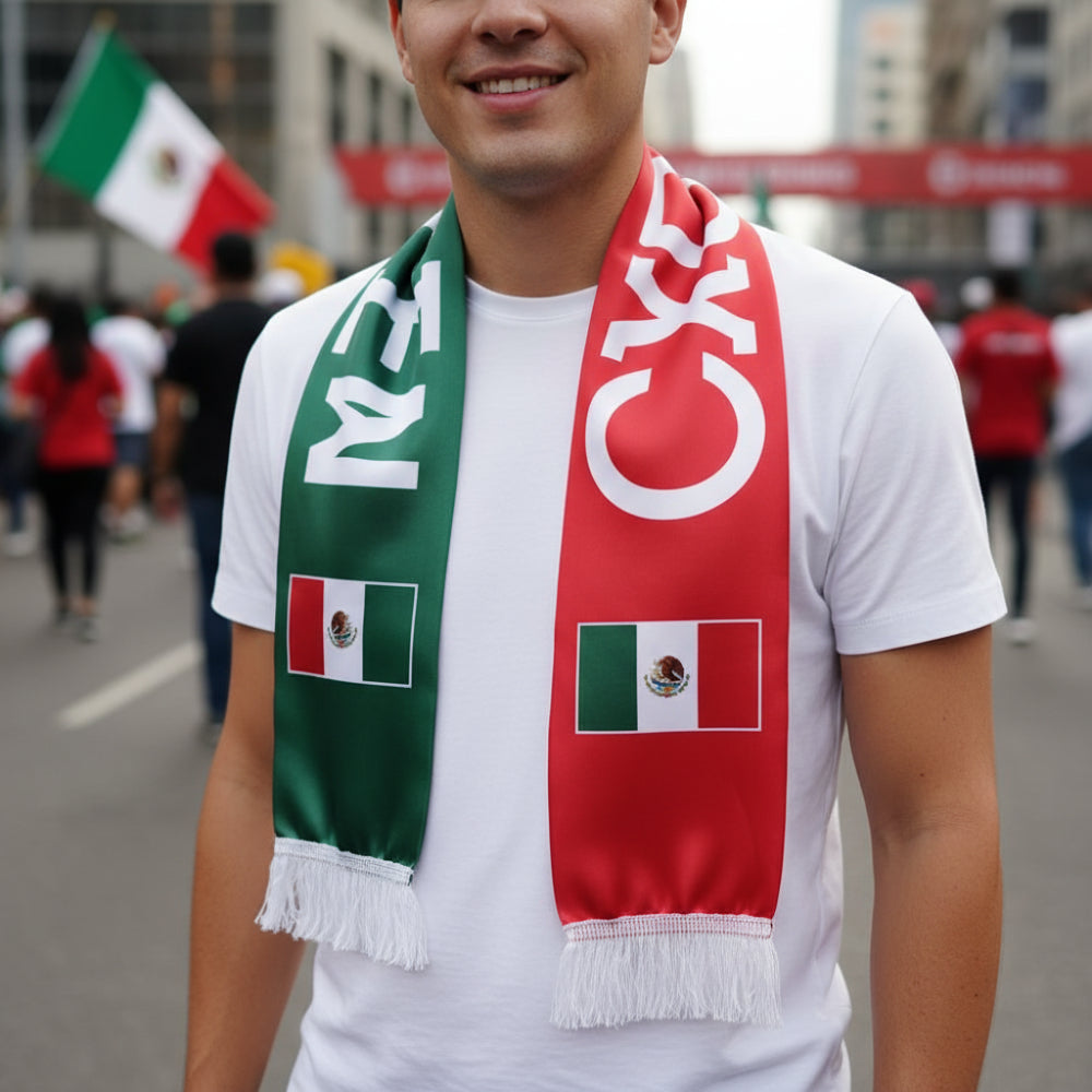 Mexico Scarf Flag World Cup Soccer Fan