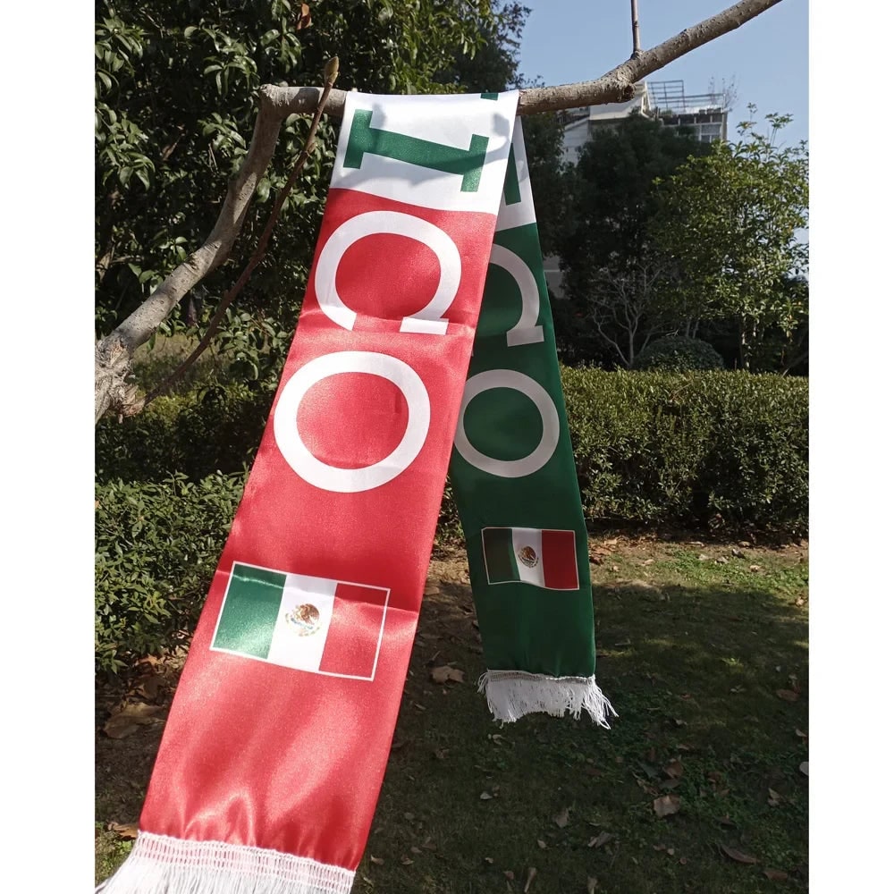 Mexico Scarf Flag World Cup Soccer Fan