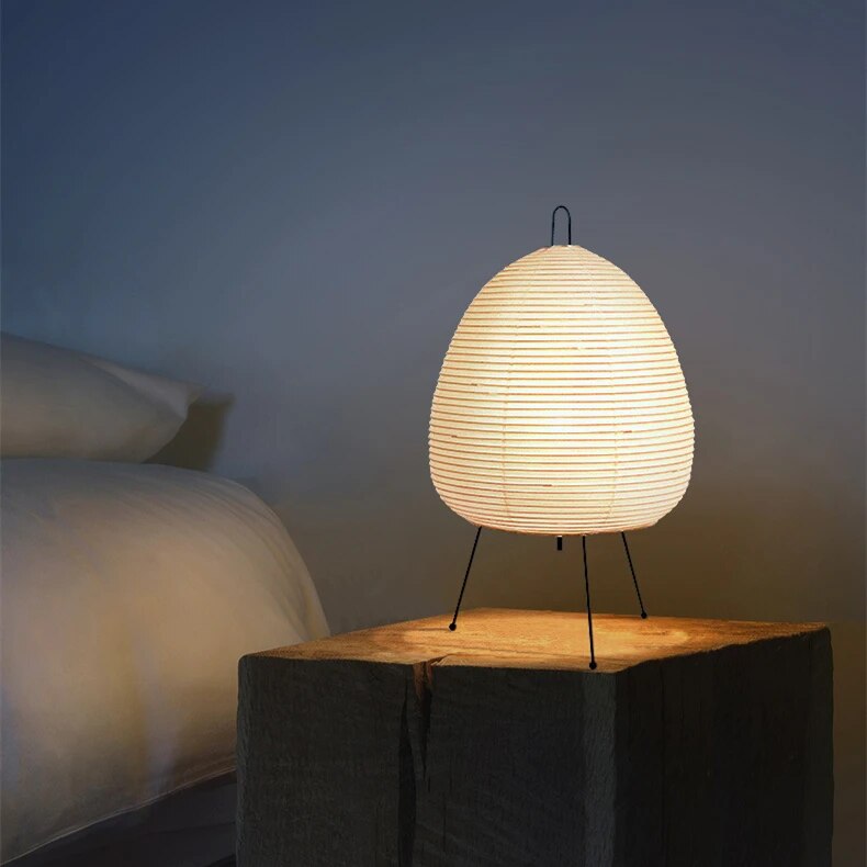 Japanese Rice Paper Table Lamp Minimalist