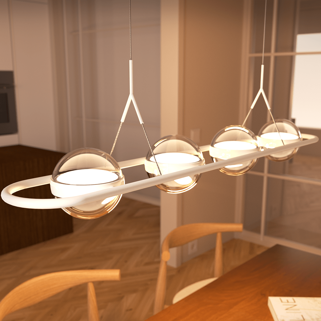 Modern Pendant Light Adjustable Sleek Design