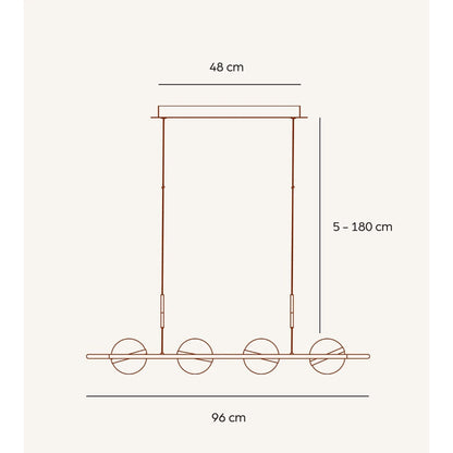 Modern Pendant Light Adjustable Sleek Design