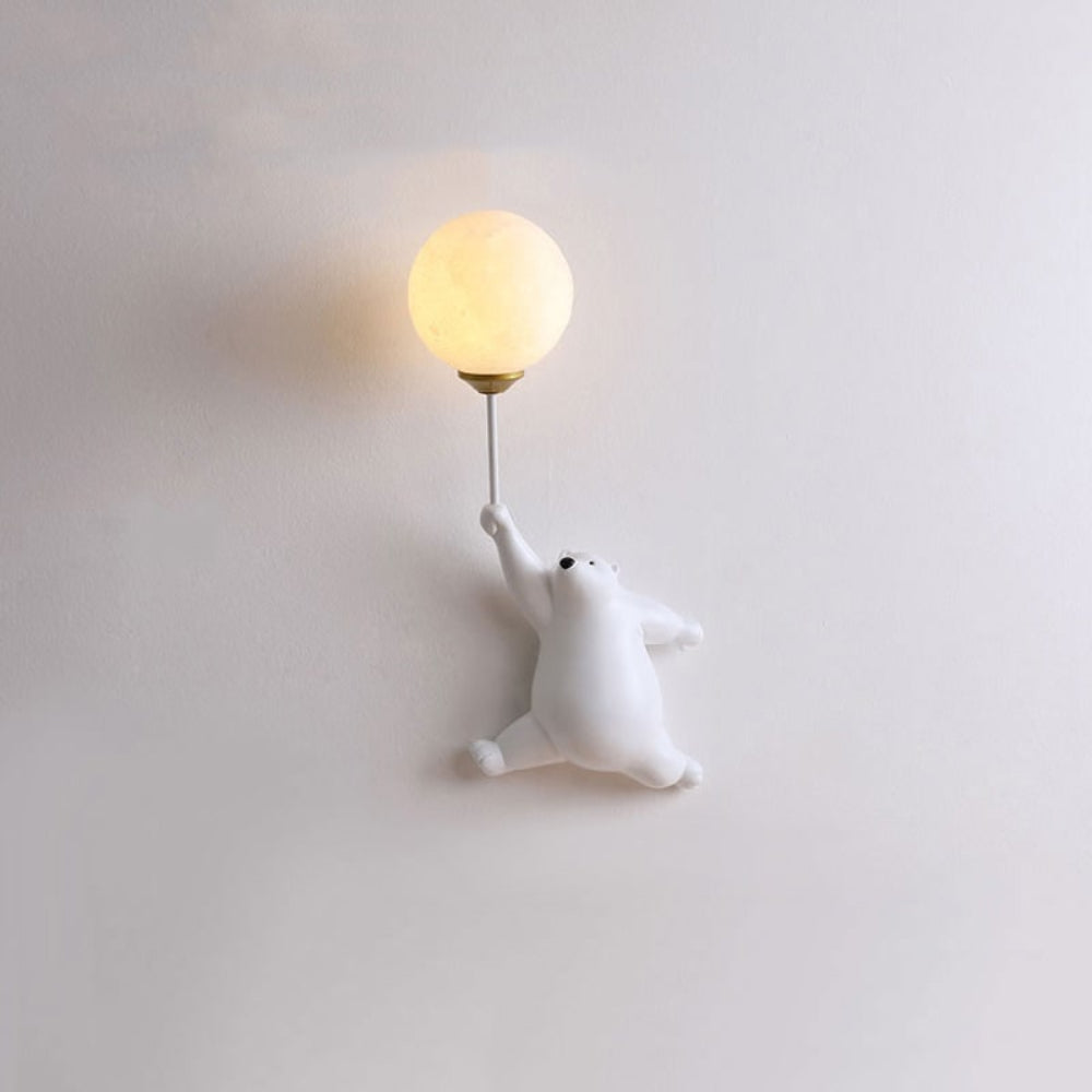 Modern Wall Lamp Cute Bear Design Home