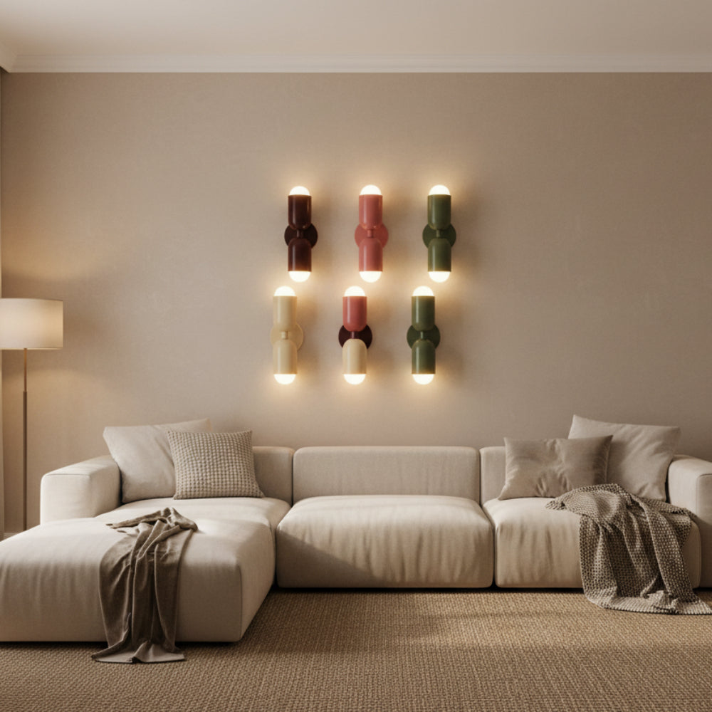 Modern Wall Lamp Indoor Lighting Dual Bulb