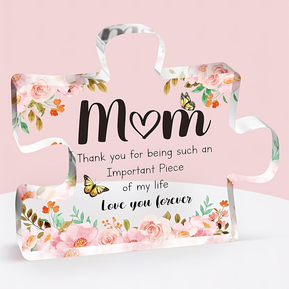 Mothers Day Acrylic Display Puzzle Shape