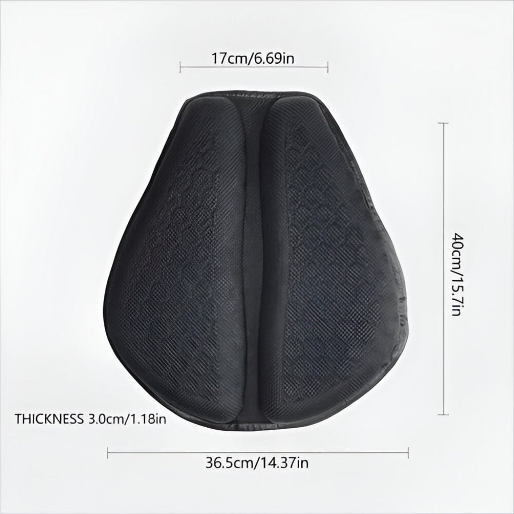 Motorcycle Seat Cushion Honeycomb Design
