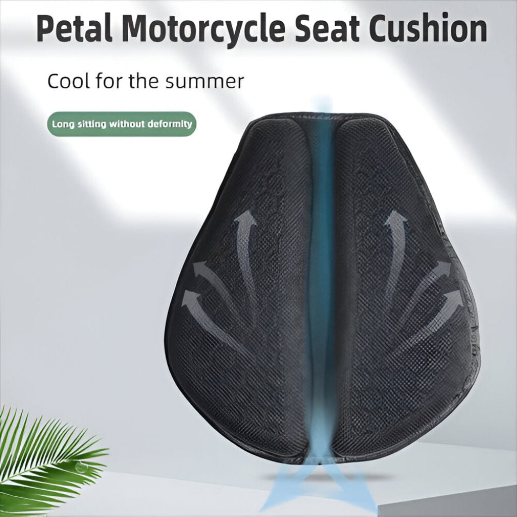 Motorcycle Seat Cushion Honeycomb Design