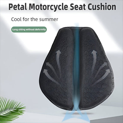 Motorcycle Seat Cushion Honeycomb Design