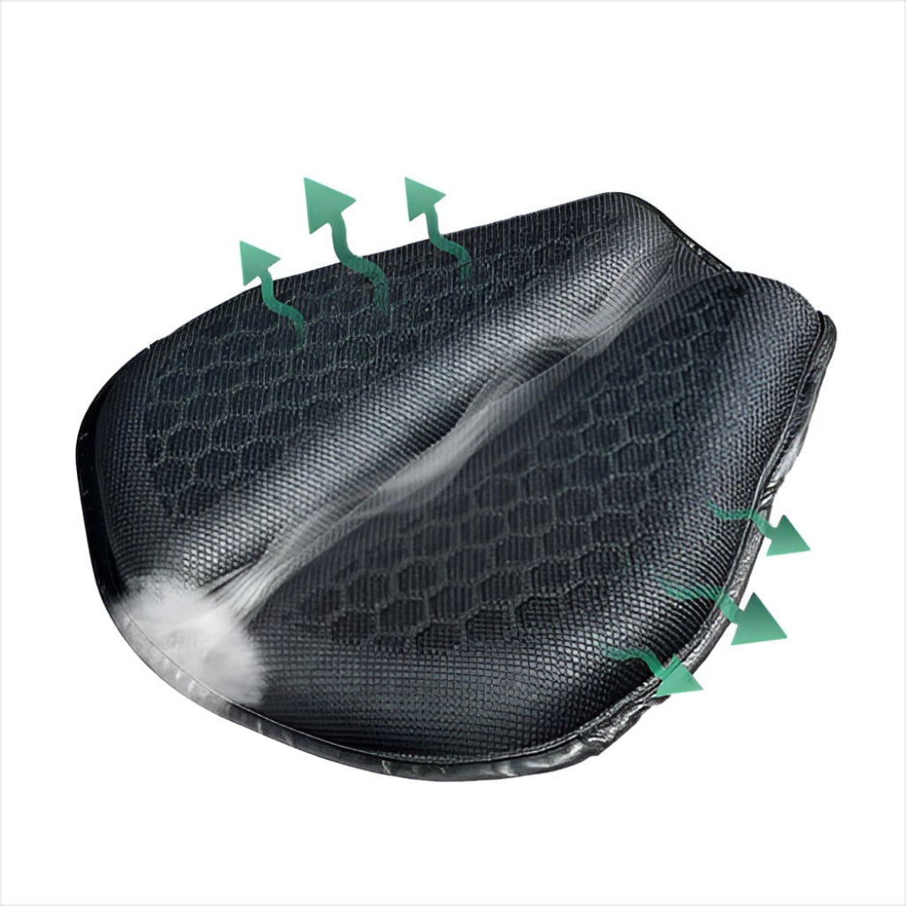 Motorcycle Seat Cushion Honeycomb Design