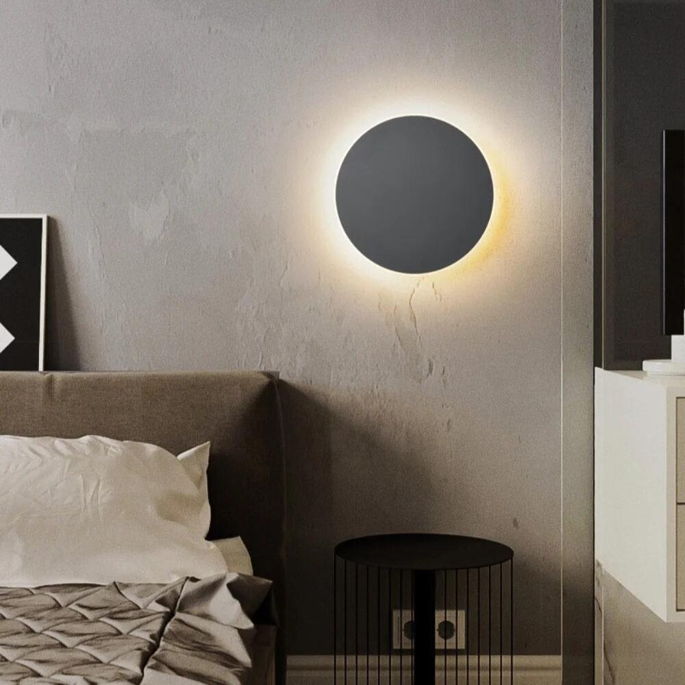 Minimalist Round LED Wall Light Modern