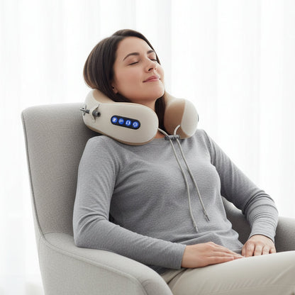 Neck Massage Pillow Rechargeable Heated U