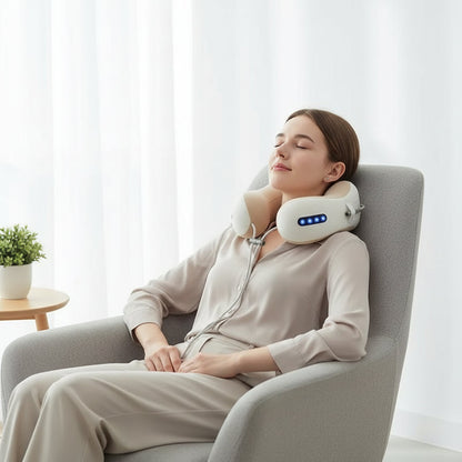 Neck Massage Pillow Rechargeable Heated U