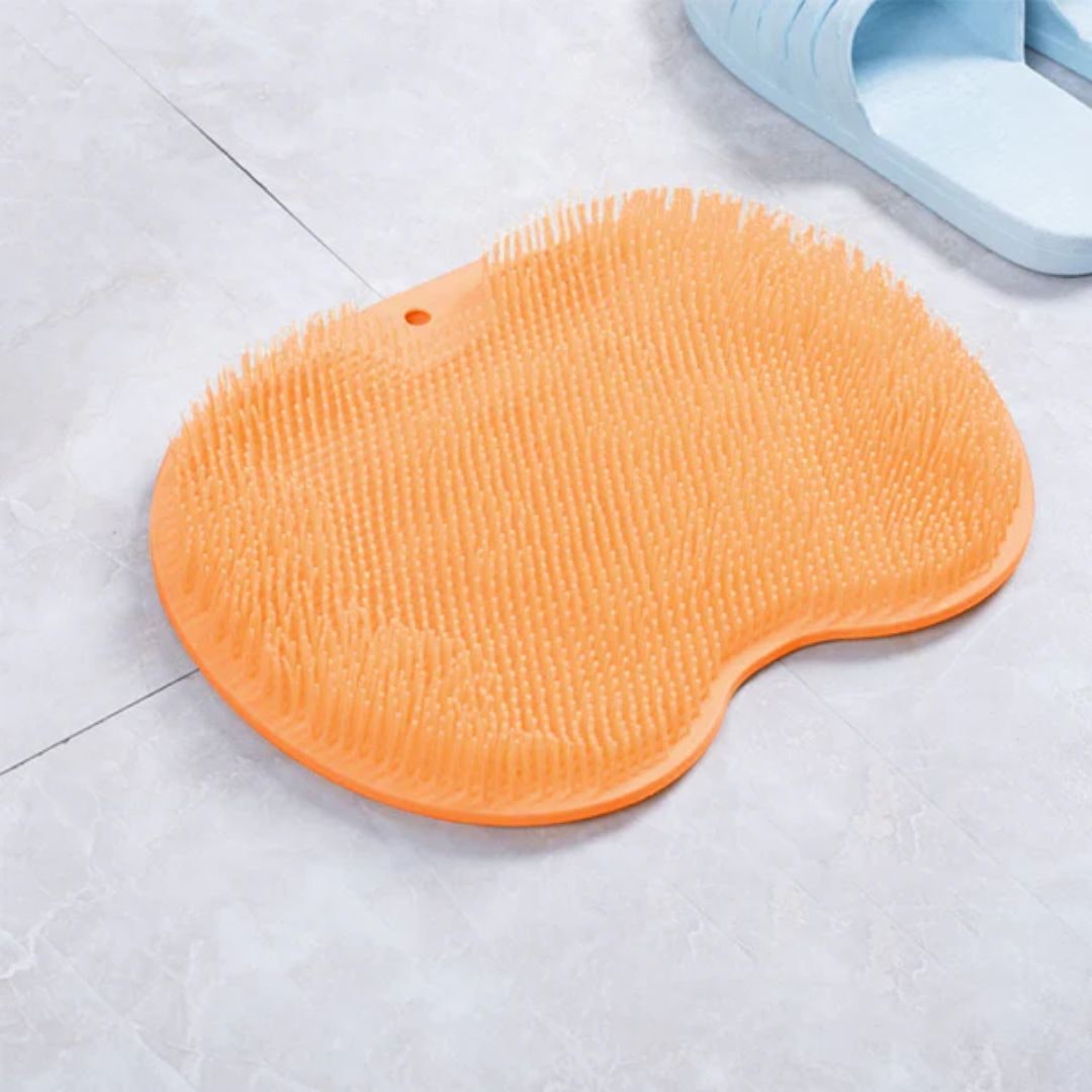 Non Slip Bath Mat Scrub Foot Back