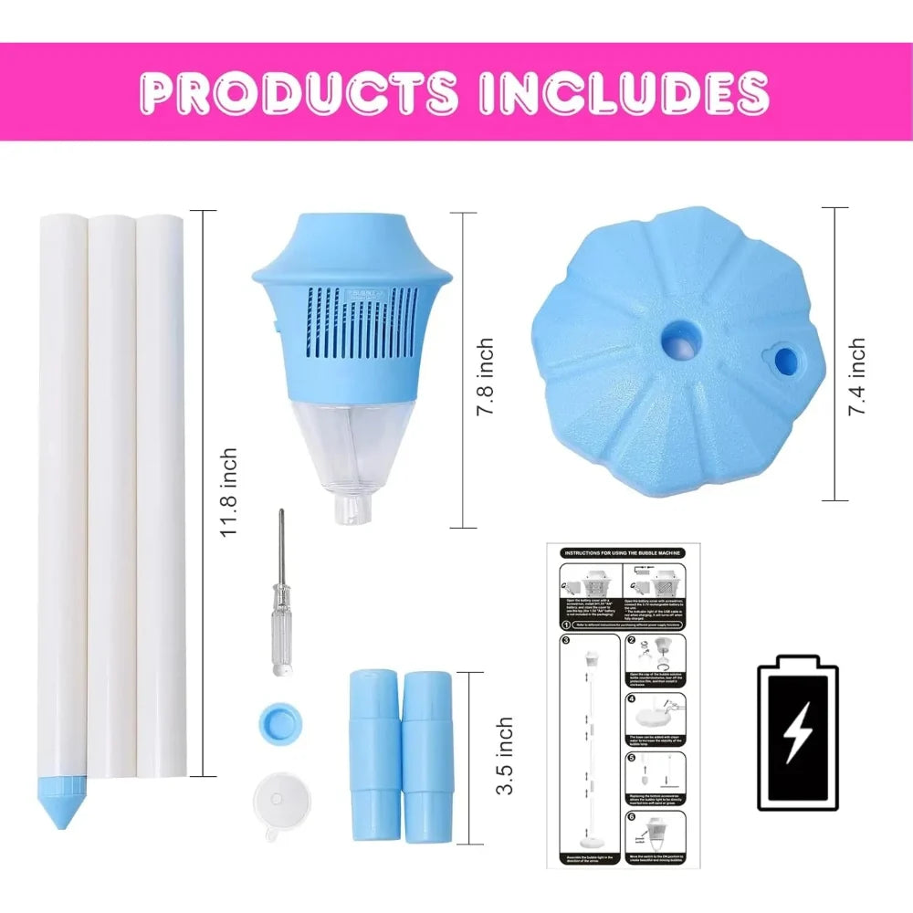Outdoor Automatic Bubble Maker Lithium