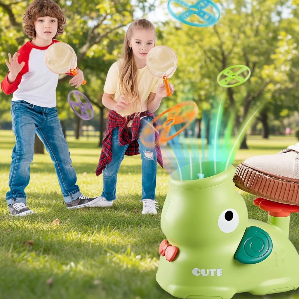 Outdoor Play Equipment Flying Disc Launcher